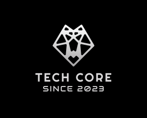 Wolf Tech Startup logo design