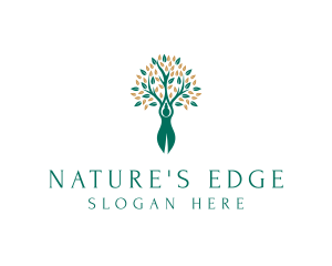 Human Tree Wellness logo design