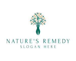 Human Tree Wellness logo design