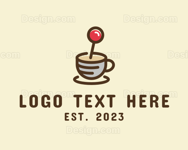 Coffee Cup Joystick Logo