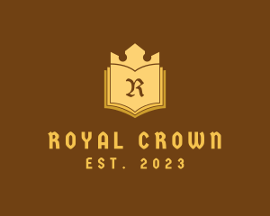 Royal Library Crown logo design