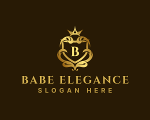 Luxury Ornate Royal Crest logo design