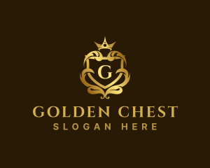 Luxury Ornate Royal Crest logo design