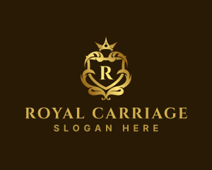 Luxury Ornate Royal Crest logo design