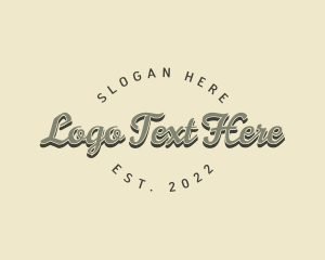 Retro Script Brand logo