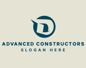 Modern Company Letter D logo design