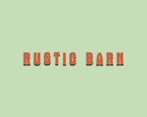 Generic Rustic Brand logo design