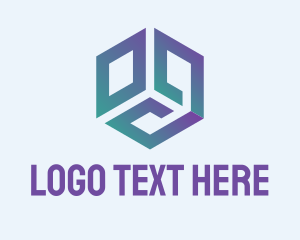 Purple Green Cube logo