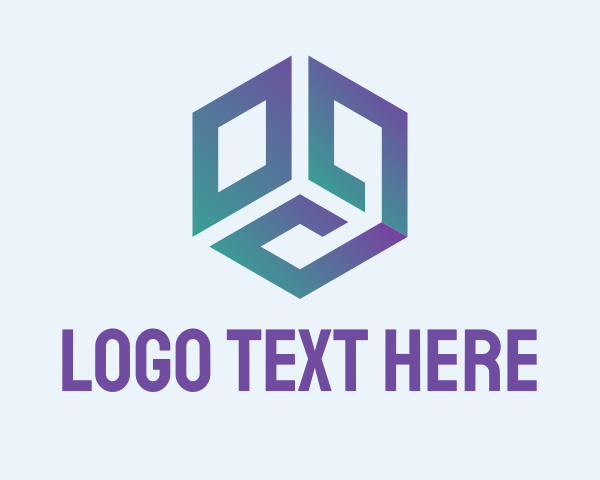 Green And Purple logo example 4