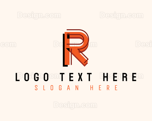 Modern Startup Company Letter R Logo