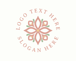 Natural Pastel Floral logo