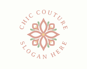 Natural Pastel Floral logo design