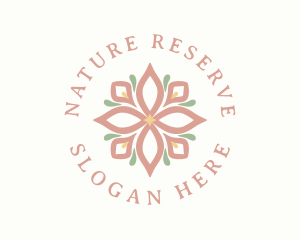 Natural Pastel Floral logo design