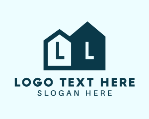 Residential Apartment Home Letter logo