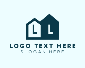 Residential Apartment Home Letter logo