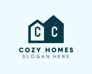 Residential Apartment Home Letter logo design