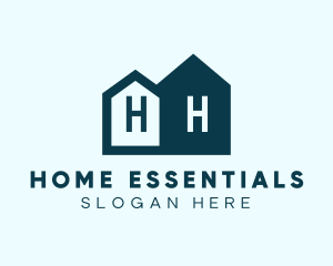 Residential Apartment Home Letter logo design