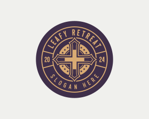 Spiritual Biblical Cross logo design