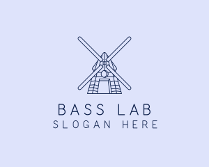 Farm Windmill Barn logo design