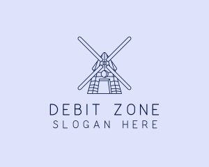 Farm Windmill Barn logo design