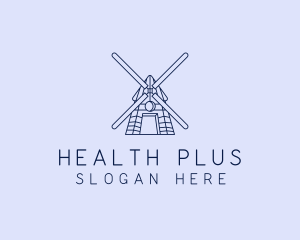 Farm Windmill Barn logo design