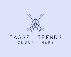 Farm Windmill Barn logo design