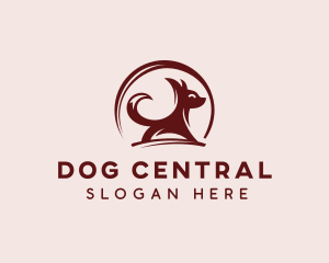 Pet Puppy Dog logo design