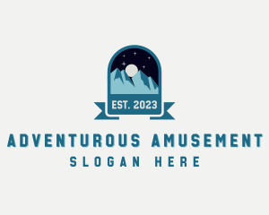 Adventure Mountain Travel  logo design