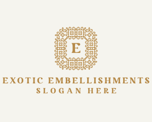 Golden Decorative Luxury logo design