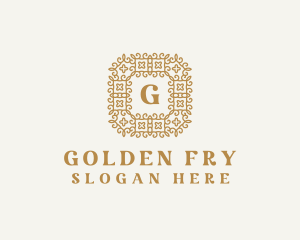 Golden Decorative Luxury logo design