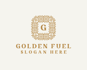 Golden Decorative Luxury logo design