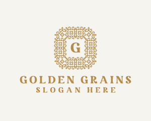 Golden Decorative Luxury logo design