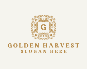 Golden Decorative Luxury logo design