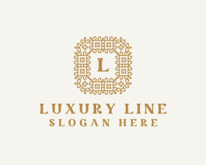 Golden Decorative Luxury logo design