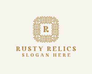 Golden Decorative Luxury logo design