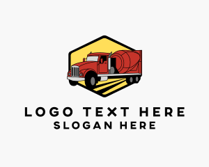 Cement Mixer Truck logo