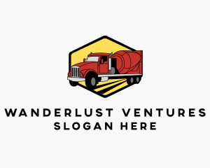 Cement Mixer Truck logo