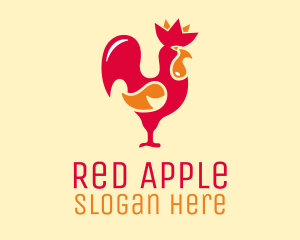Red Chicken Rooster logo