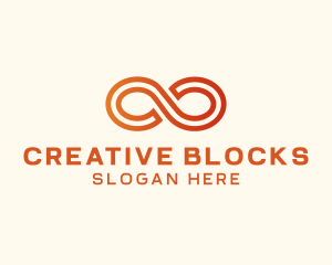 Modern Infinity Loop logo design