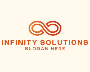 Modern Infinity Loop logo design