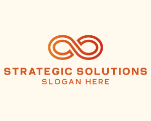 Modern Infinity Loop logo design