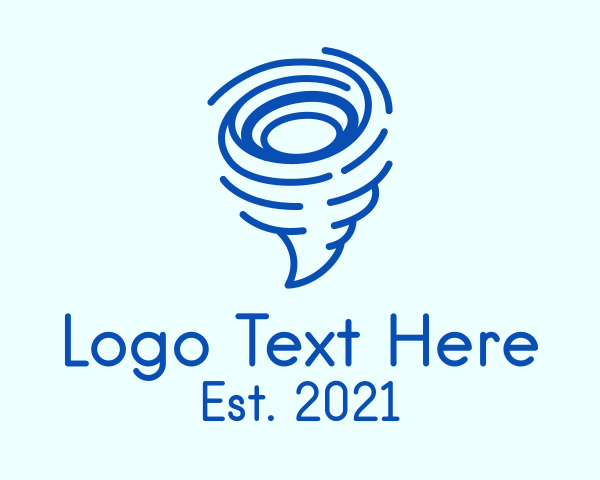 Tornado logo example 4