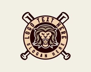 Lion Baseball League Logo