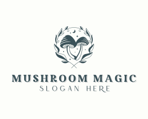 Organic Garden Mushroom logo
