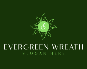 Natural Organic Leaves logo design