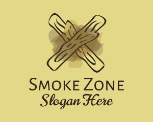 Bonfire Camping Smoke logo design