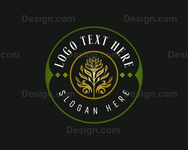 Botanical Flower Blossom Logo