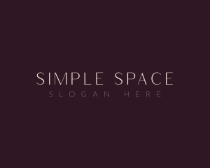 Feminine Minimalist Boutique logo design