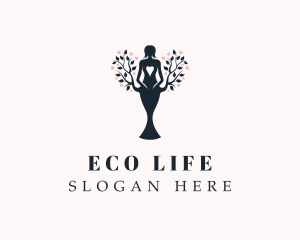 Heart Woman Ecology logo design