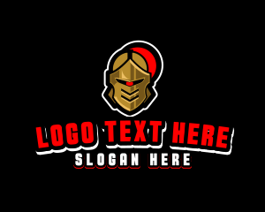 Gaming Medieval Helmet logo